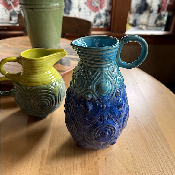Two New Anthropologie Ceramic Pitcher - Picture 1 of 6